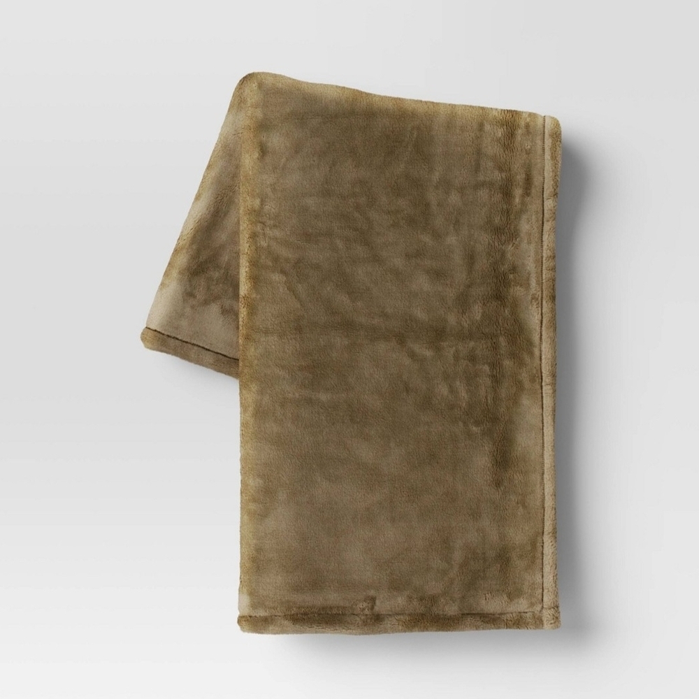 Threshold 50"x70" Primalush Throw Blanket Restful Green